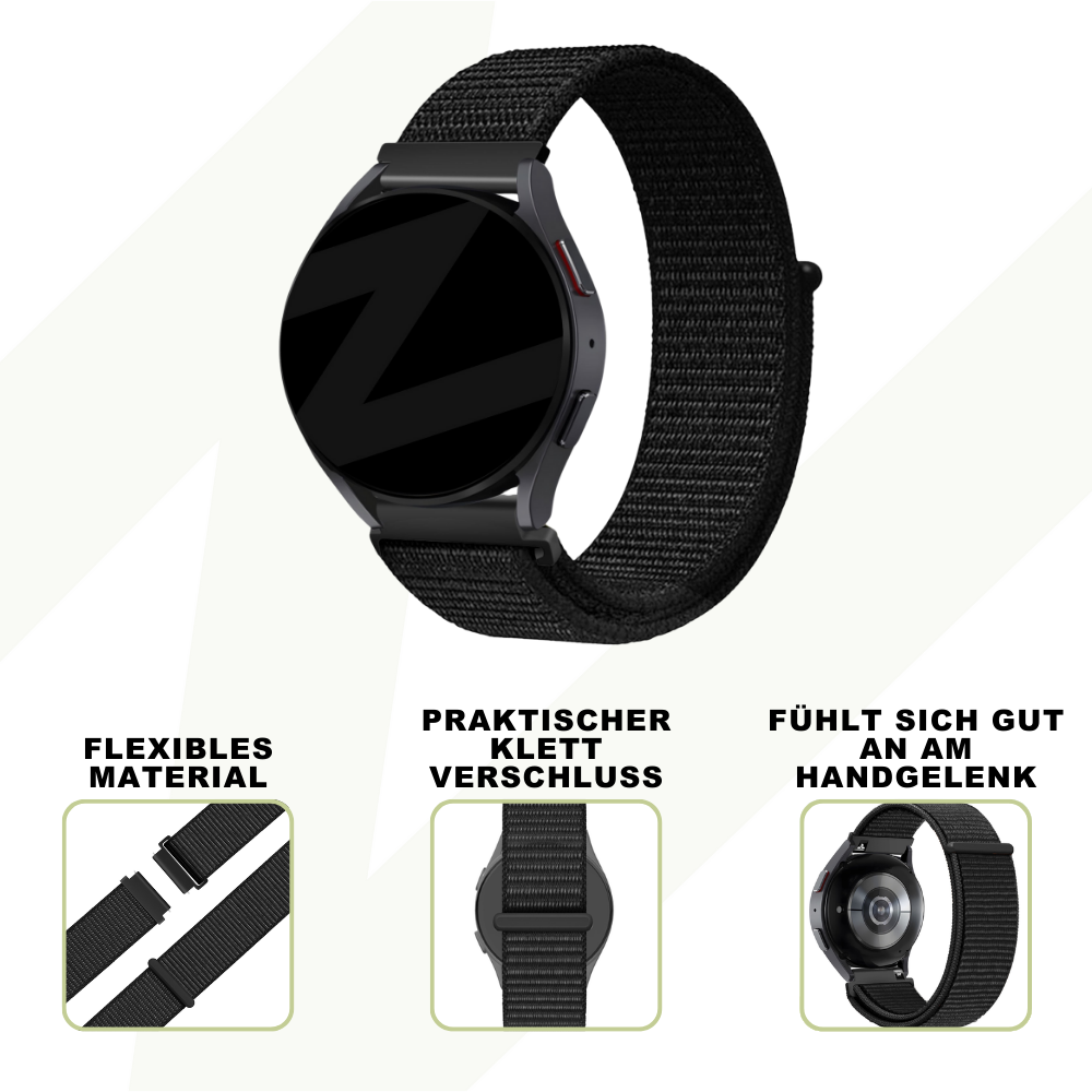 Bandz Correa nylon loop Suunto 5 Peak (negro)