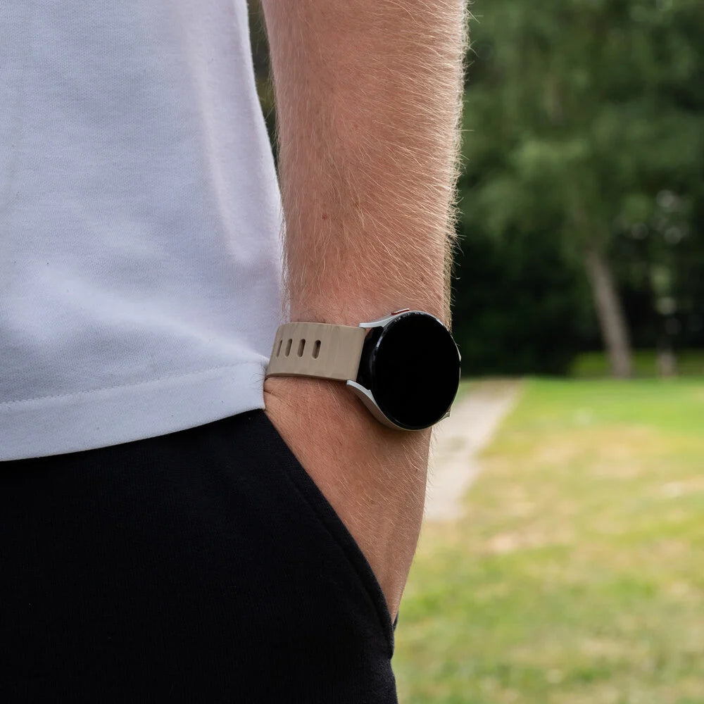 Samsung Galaxy Watch Al aire libre activo Silicona Correa (beige)