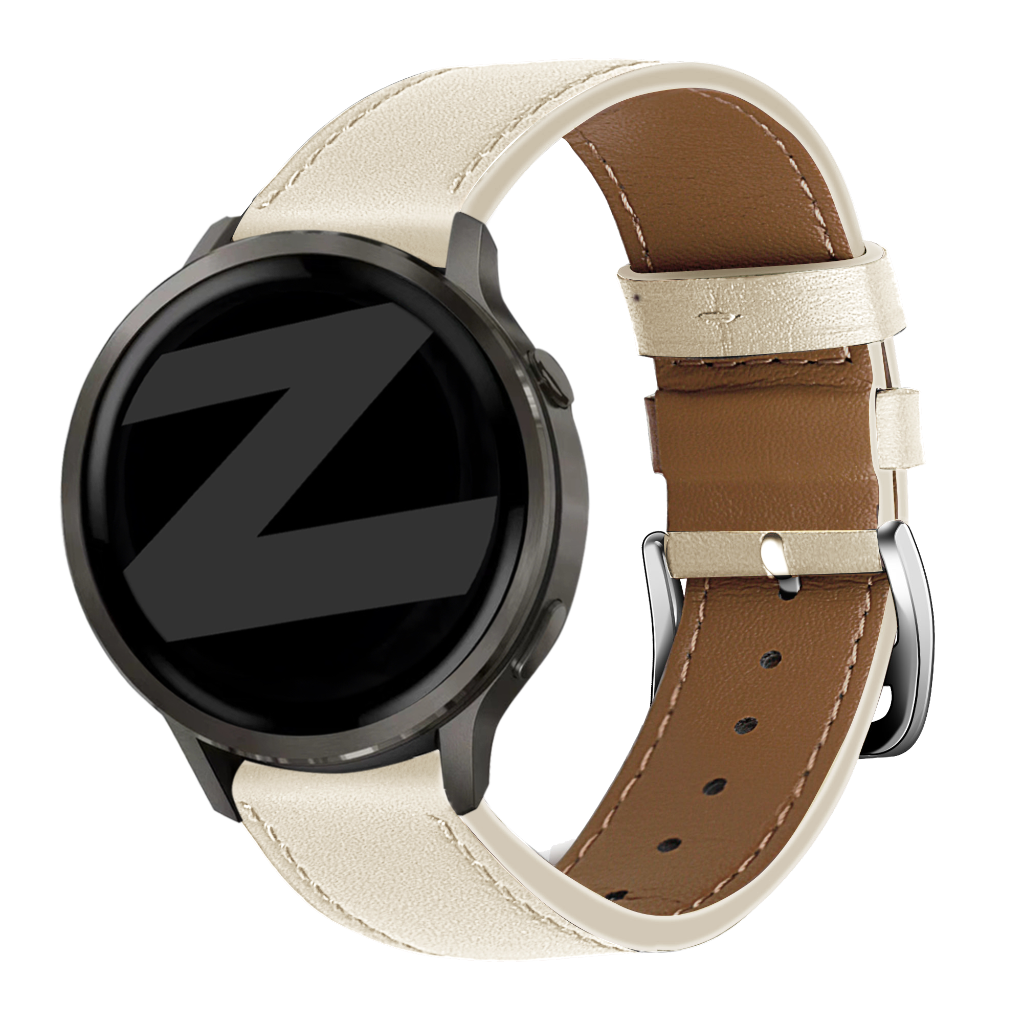 Bandz Correa cuero 'Deluxe' Garmin Venu 3s (beige)