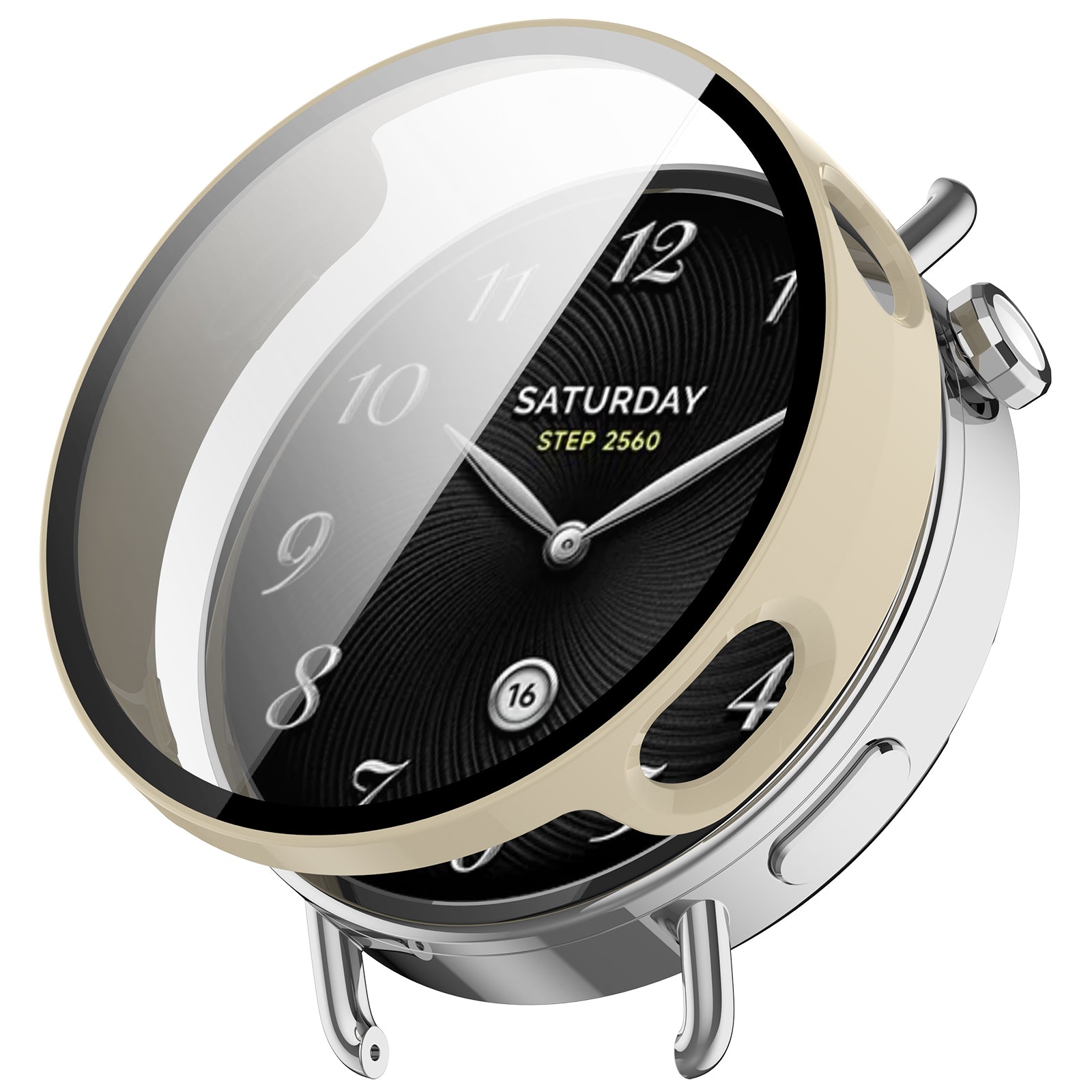 Funda PC con vidrio Xiaomi Watch S4 - 41mm (beige)