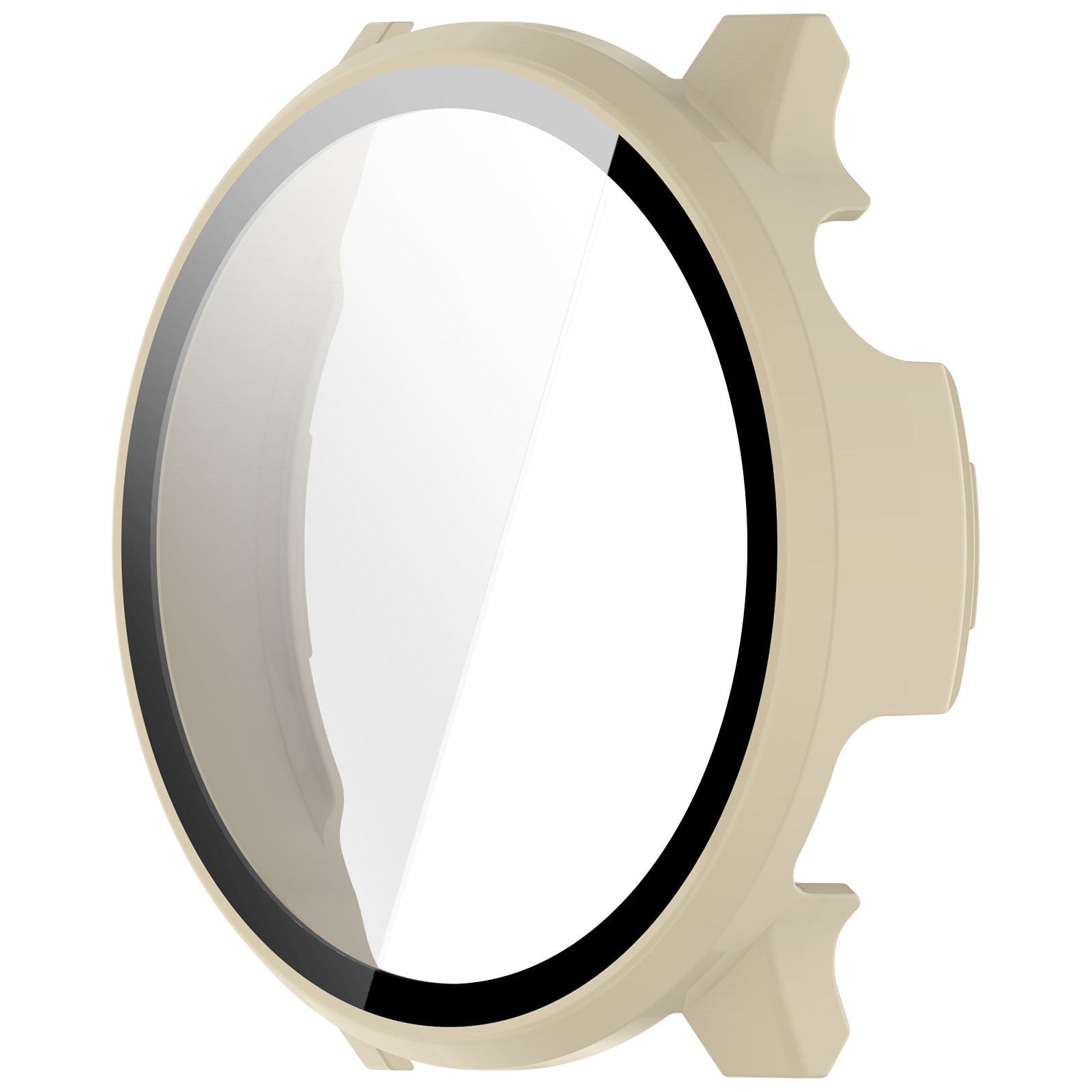 Funda dura con vidrio Garmin Venu 4 - 41mm (beige)