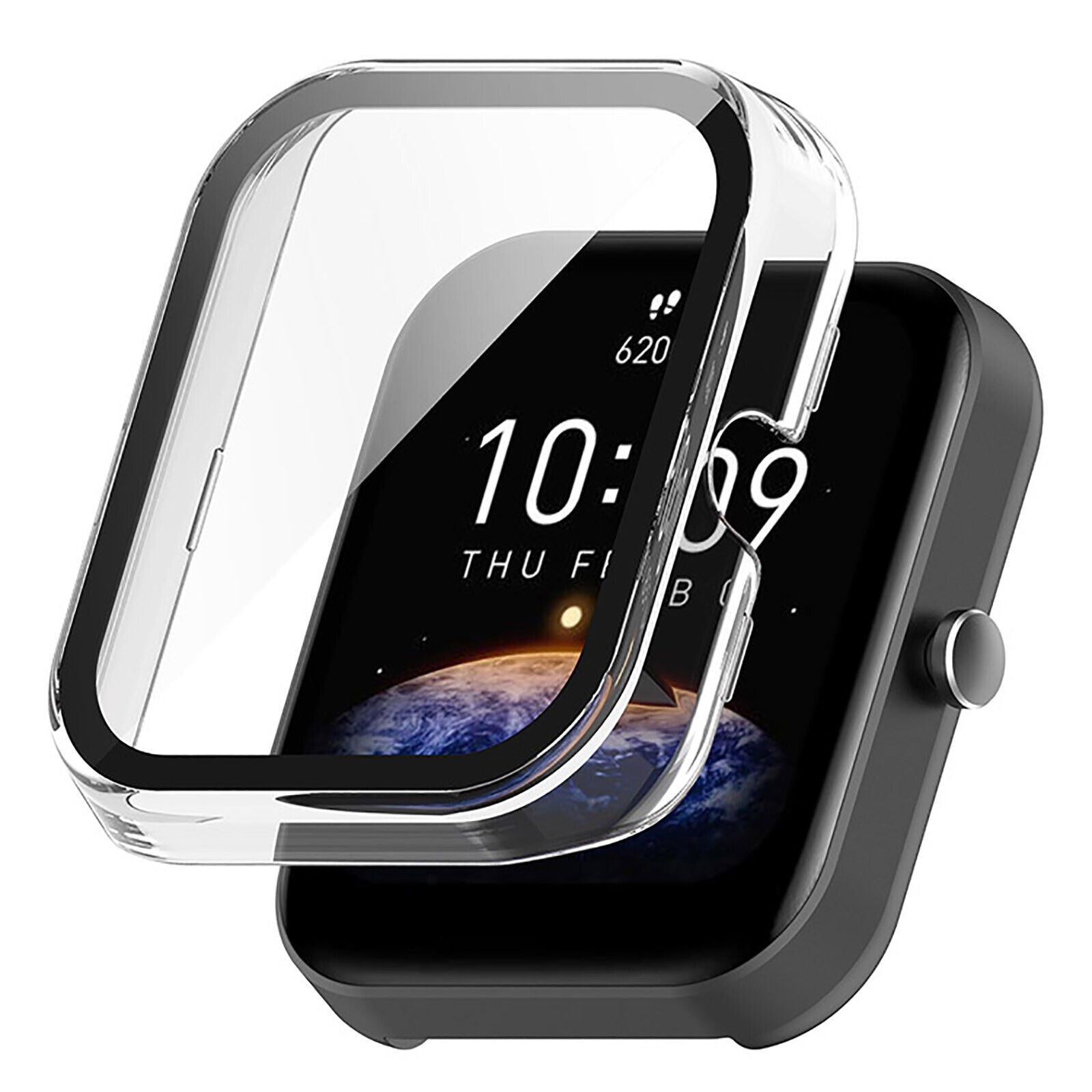 Funda para Amazfit Bip 3 (Pro) con cristal