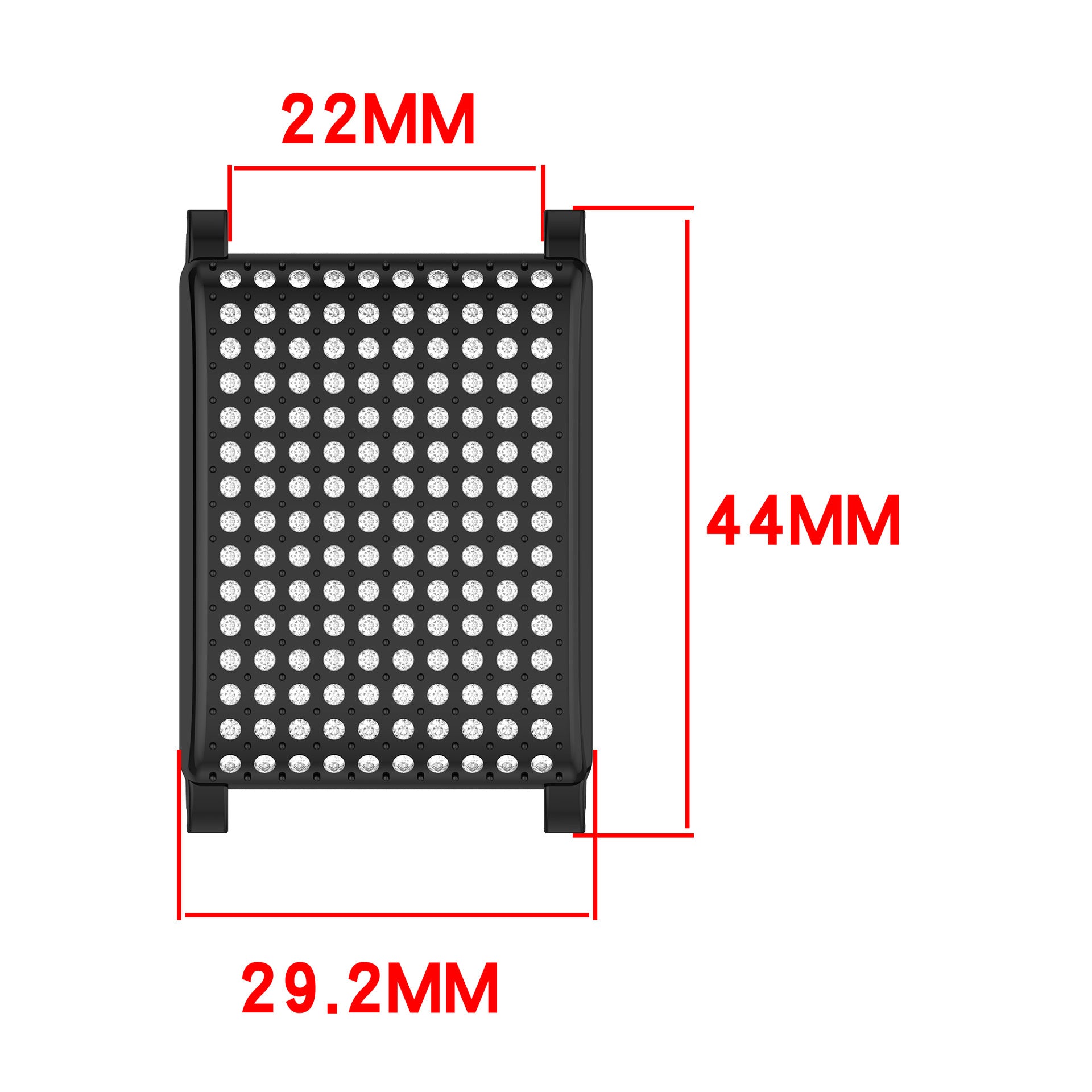 Funda resistente Diamante Whoop (negro)