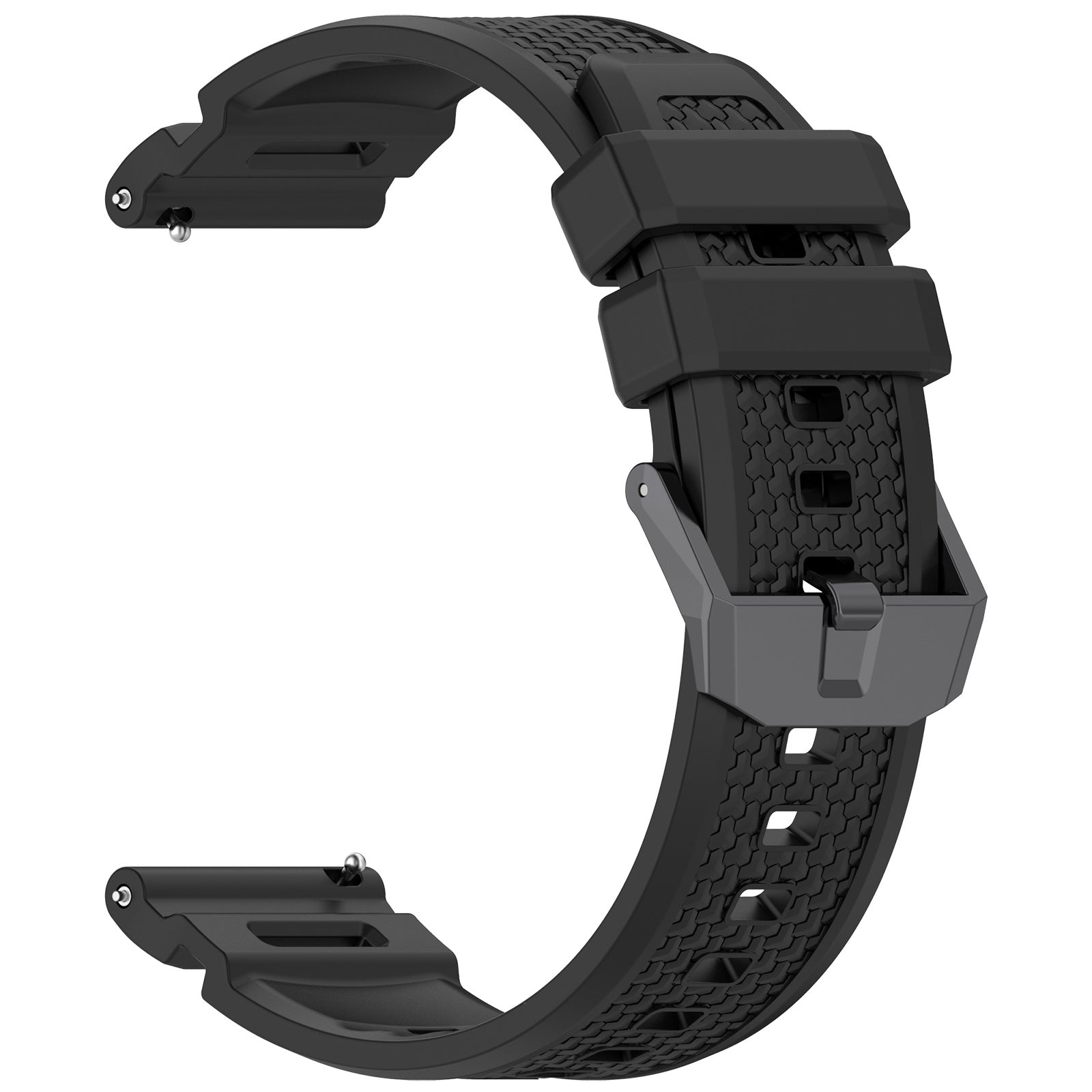 Coros Nomad Silicone Strap (Black)