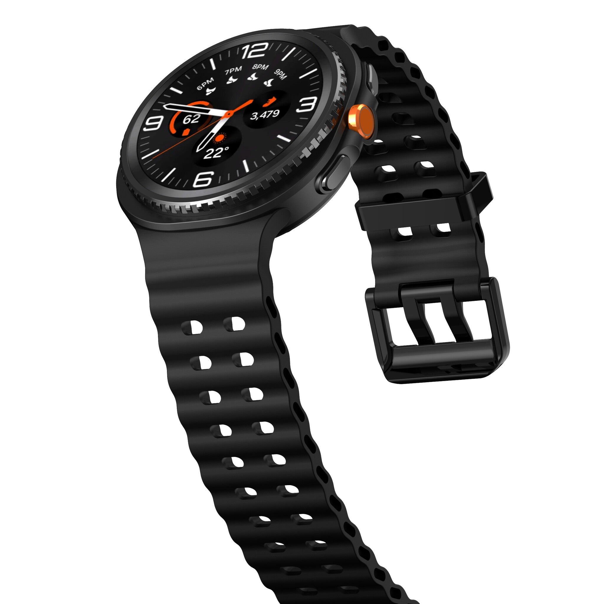 Samsung Galaxy Watch 8 Classic Ocean Strap (Black)