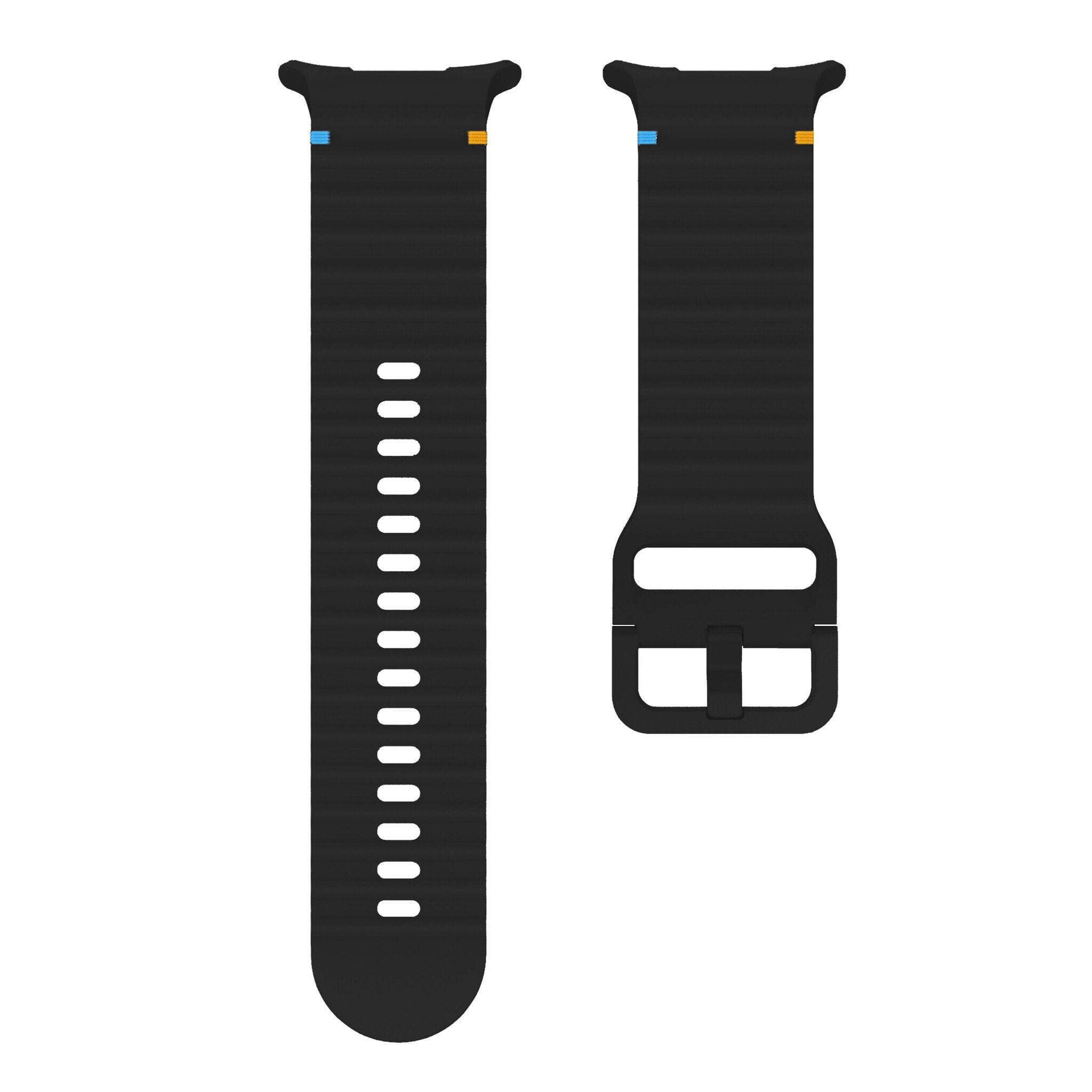 Samsung Galaxy Watch Ultra Wave Silicone Strap (Black)