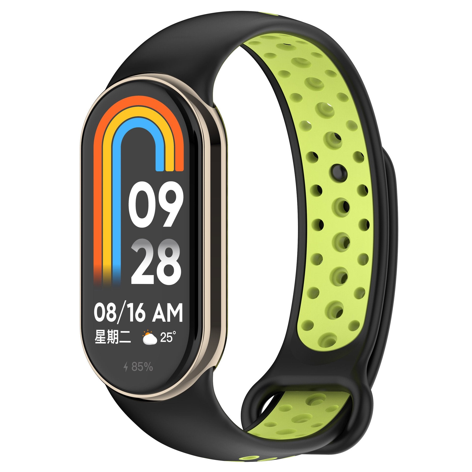 Correa deportiva Xiaomi Smart Band 9 (negro/lima)