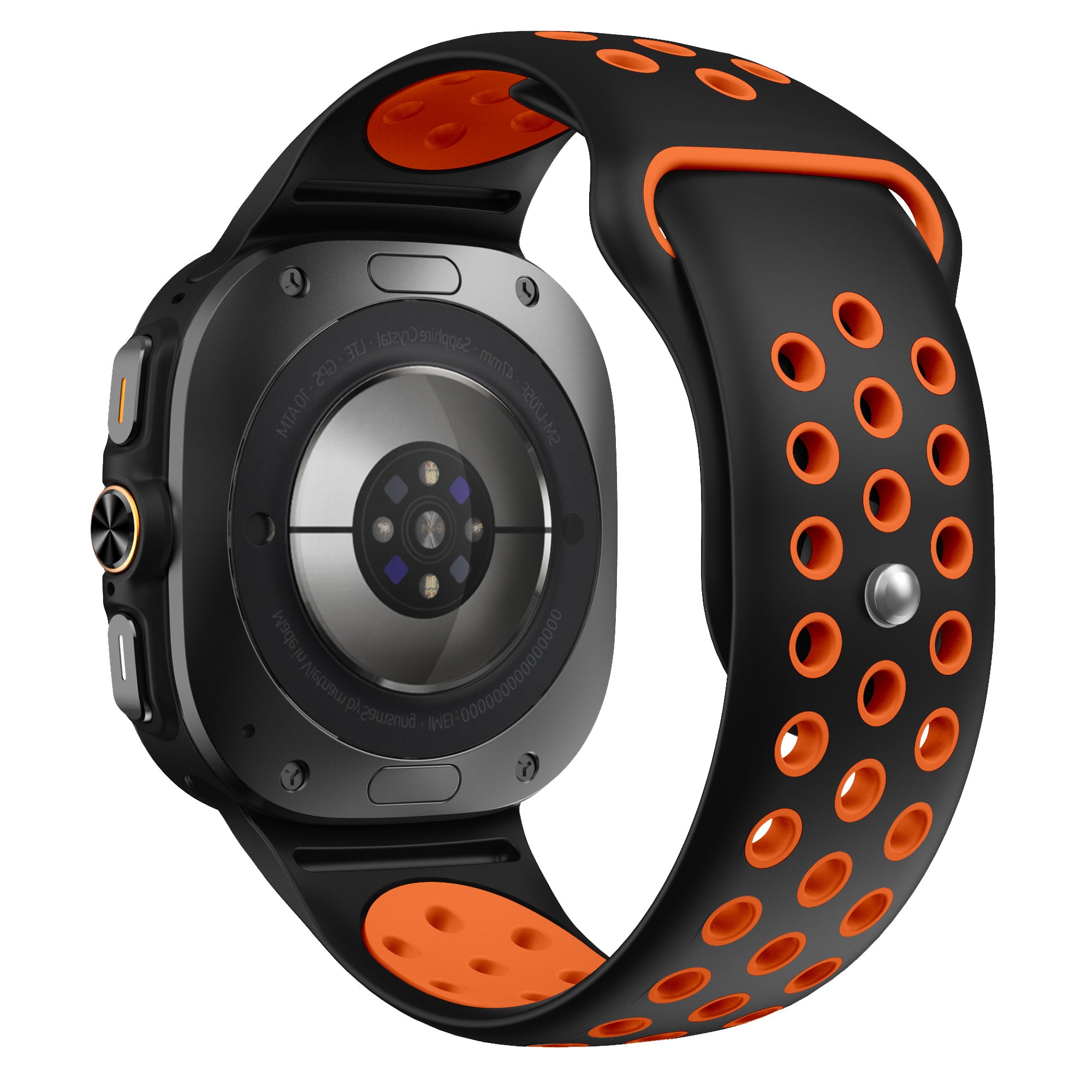 Correa deportiva Samsung Galaxy Watch Ultra (negro/naranja)