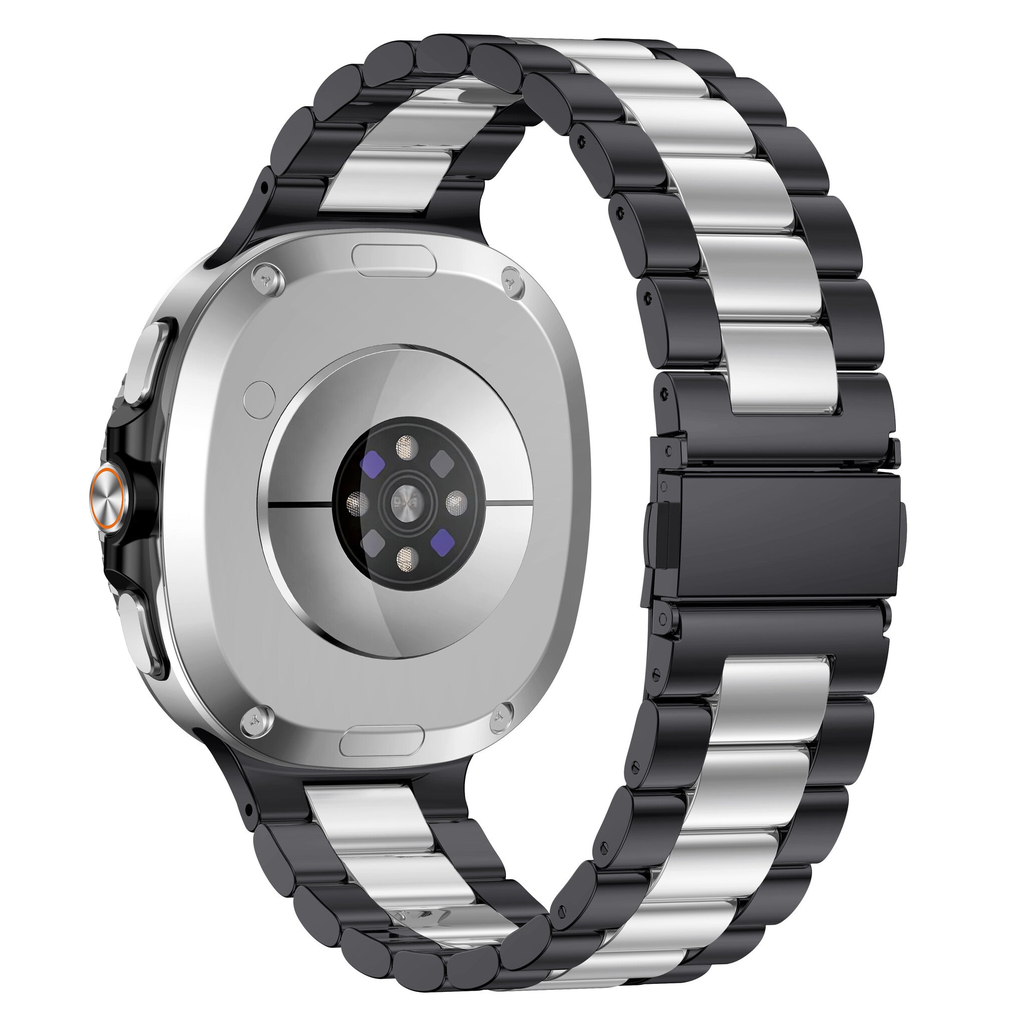 Correa acero Samsung Galaxy Watch 8 - 40mm (negro/plateado)