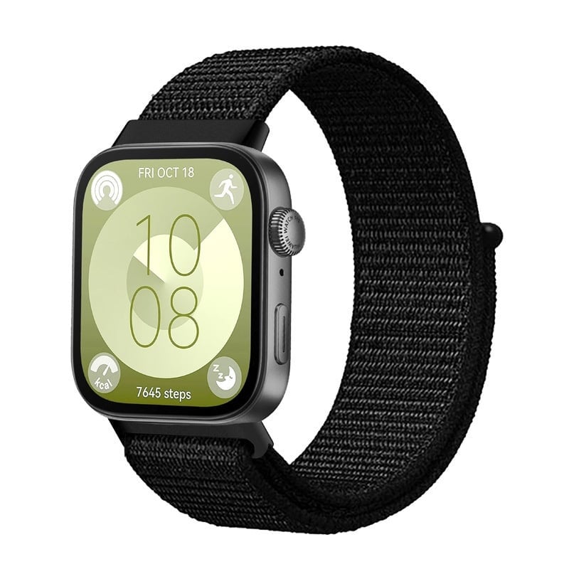 Correa nylon Classic Huawei Watch Fit 4 (negro)