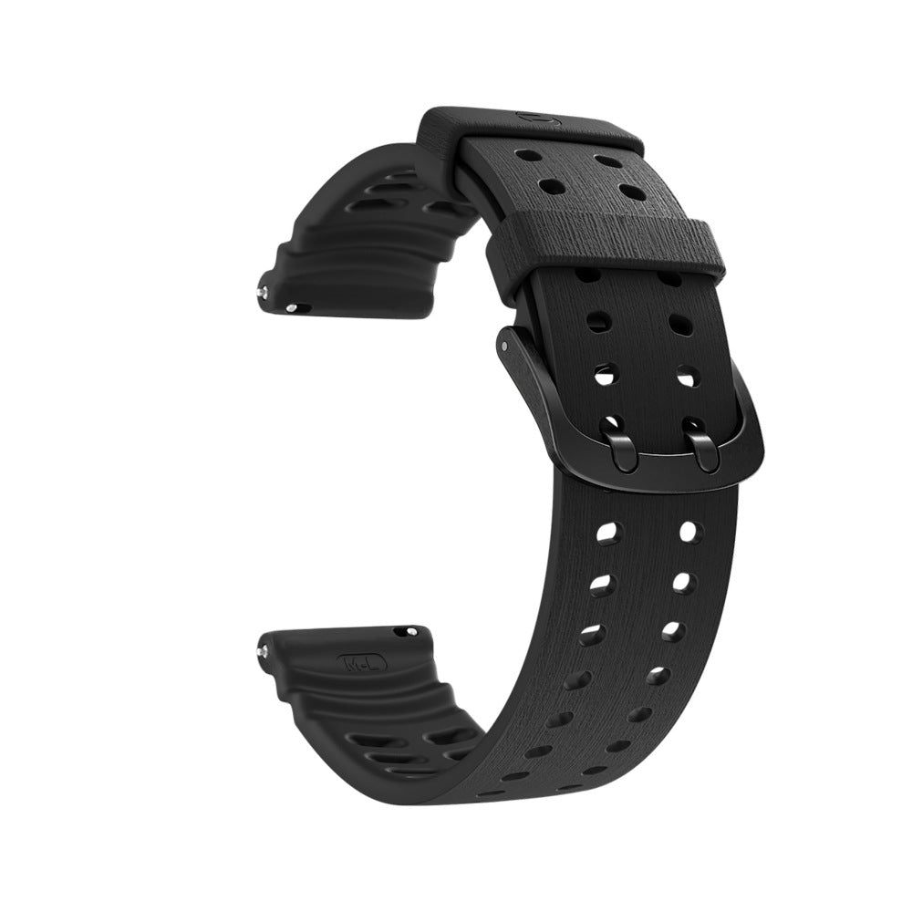 Polar Vantage V3 Silicone Grain Strap (Black)