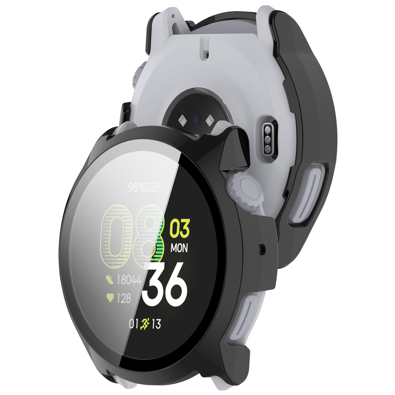 Funda PC con cristal Coros Pace 4 (negro)