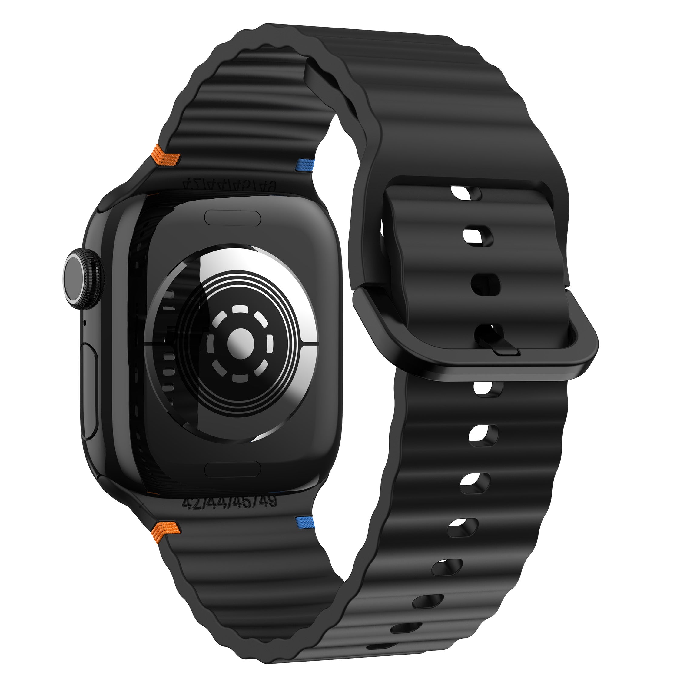 Correa silicona Wave Apple Watch (negra)