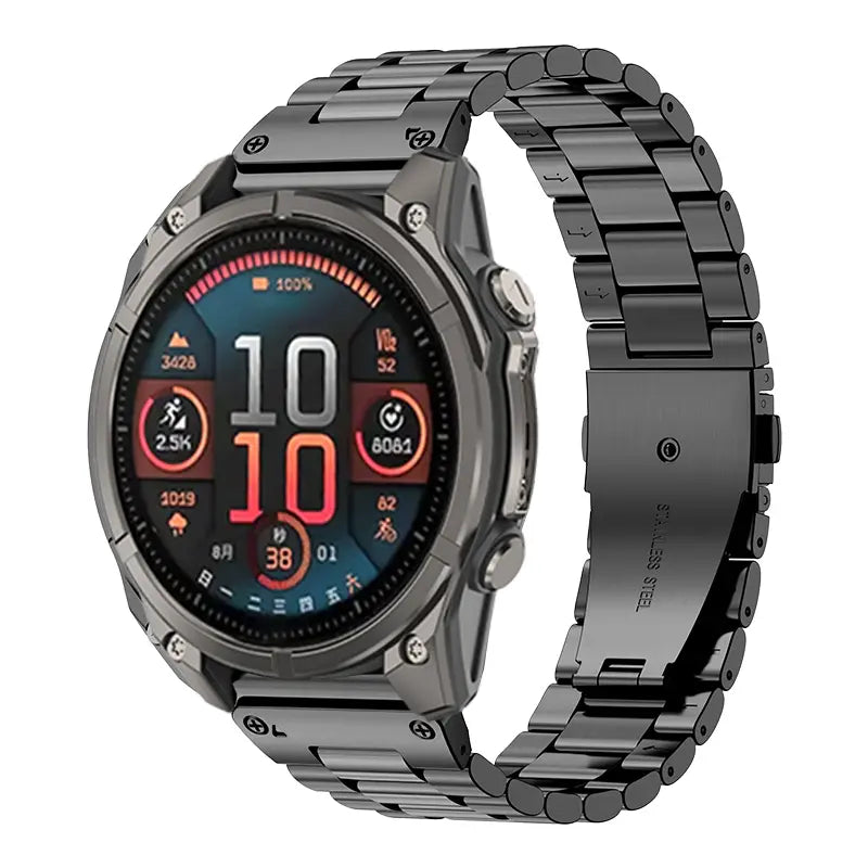 Garmin Instinct Premium Steel Strap (Black)
