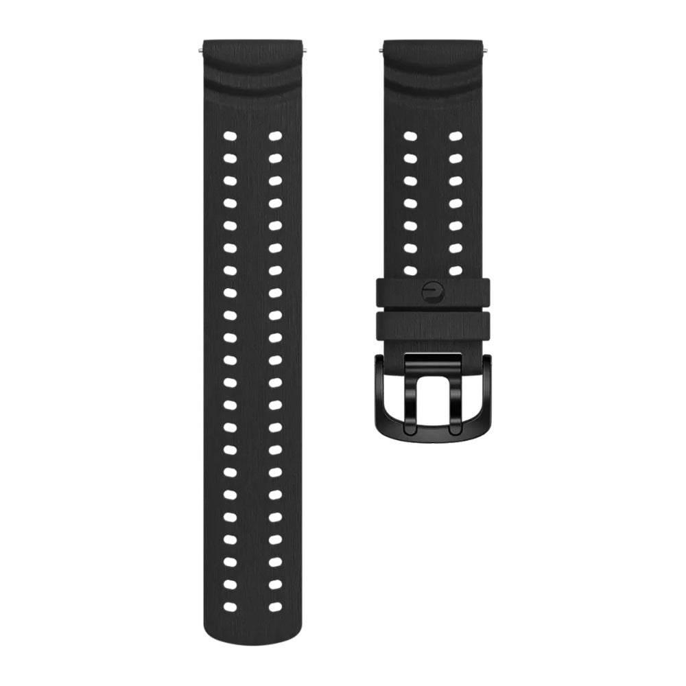 Polar Vantage M Silicone Grain Strap (Black)