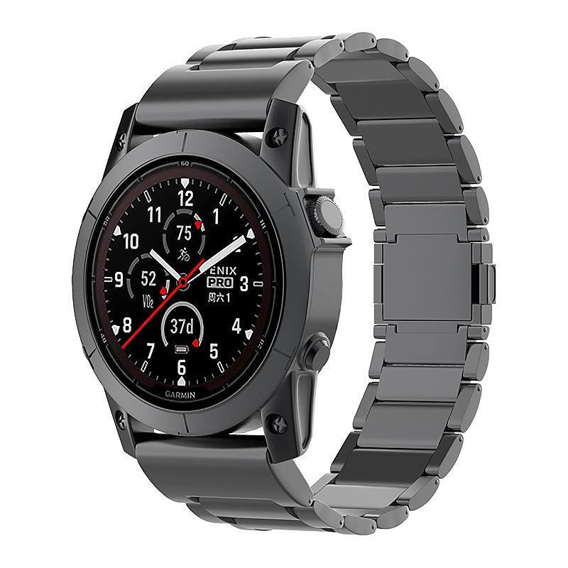 Correa titanio magnético Garmin Fenix 8 Pro - 47mm (negro)