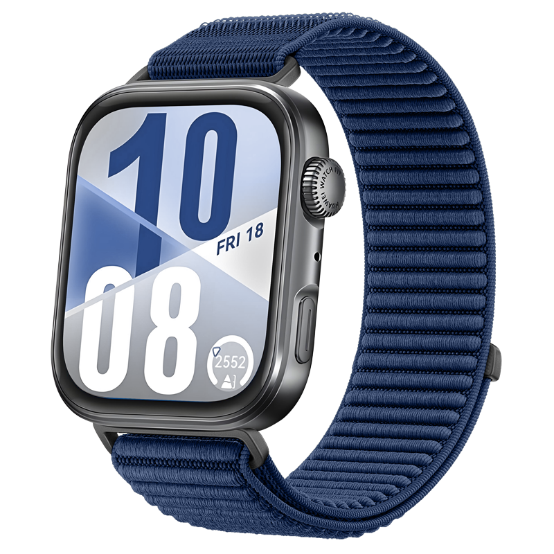 Huawei Watch Fit 4 Nylon Wave Strap (Blue)