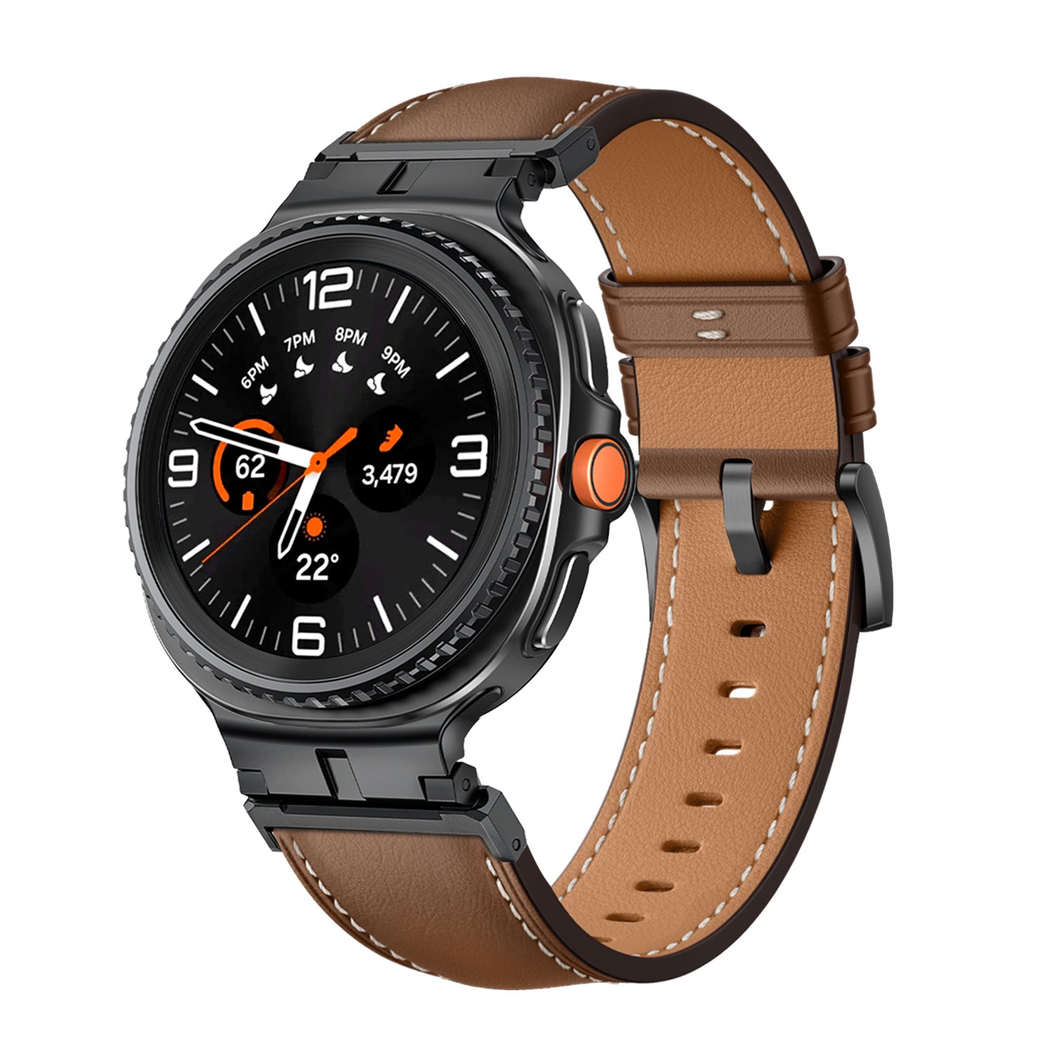 Correa cuero Premium Samsung Galaxy Watch 8 Classic (marrón)