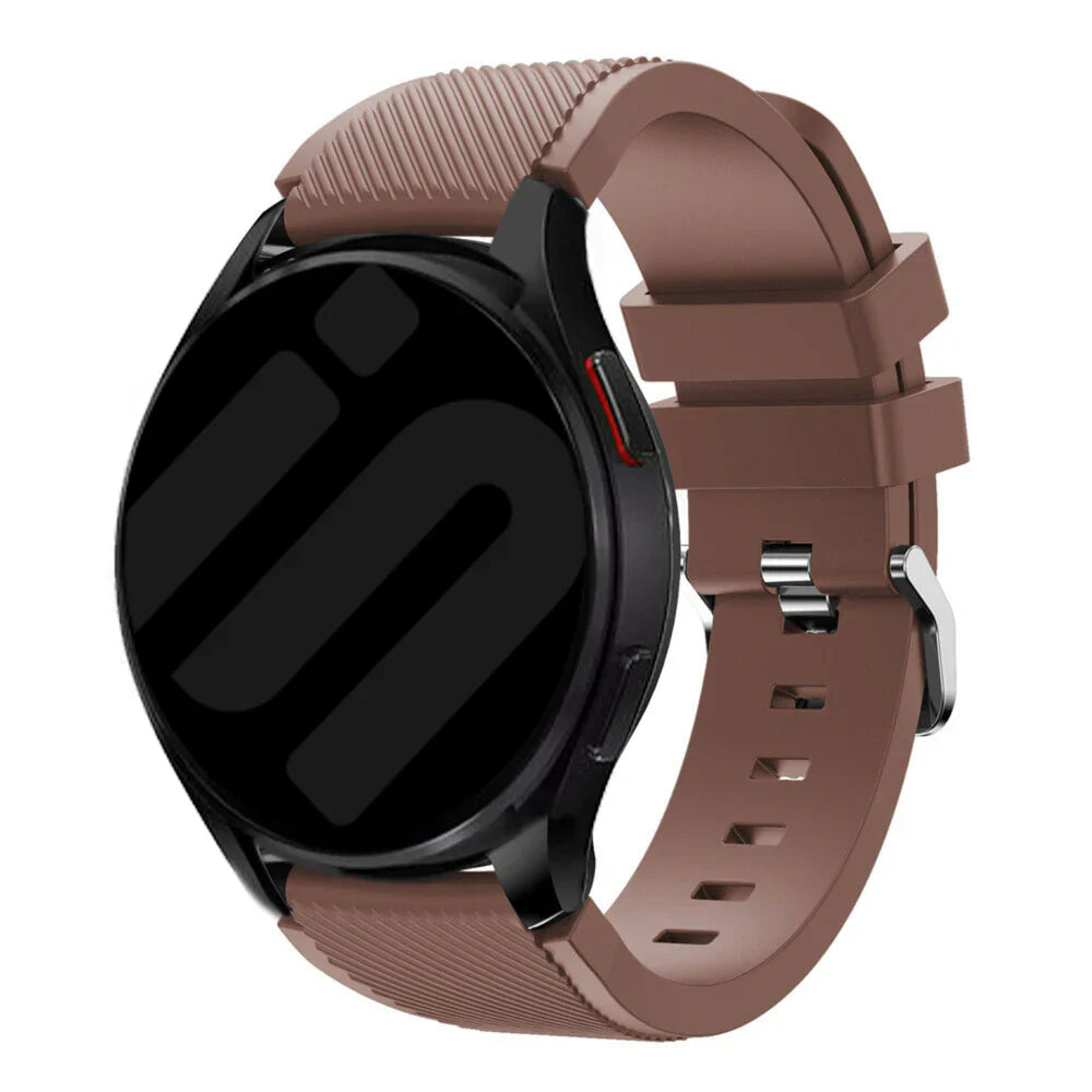 Amazfit Bip 3 (Pro) Twill Silicone Strap (Brown)