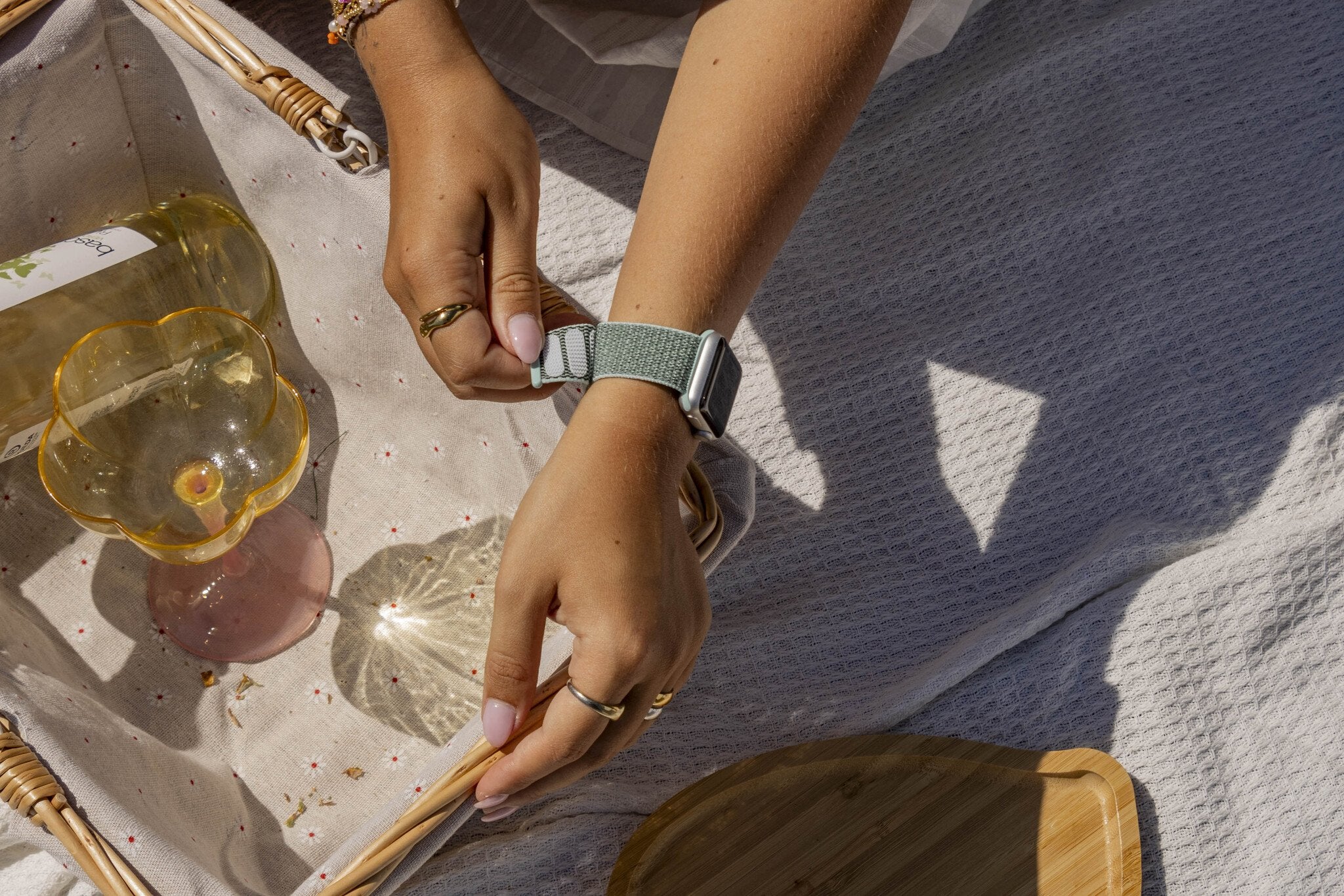 xoxo Wildhearts Apple Watch Nylon Strap (Mintgreen)