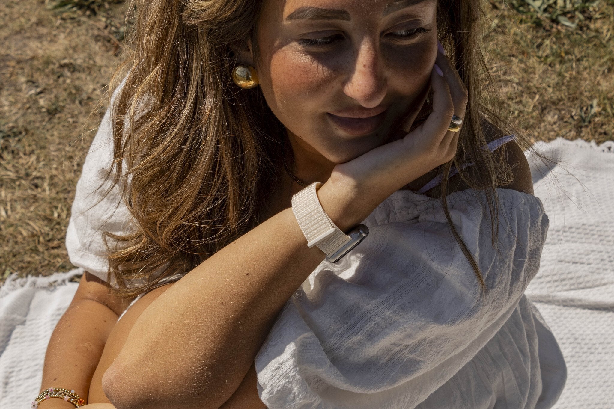 Correa nylon xoxo Wildhearts Apple Watch (durazno)