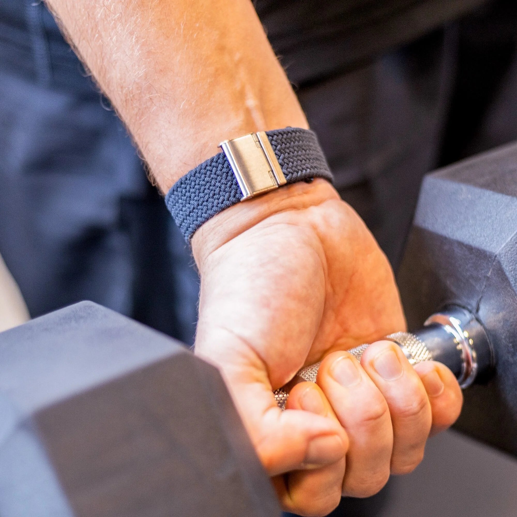 Correa trenzada Apple Watch (carbón)