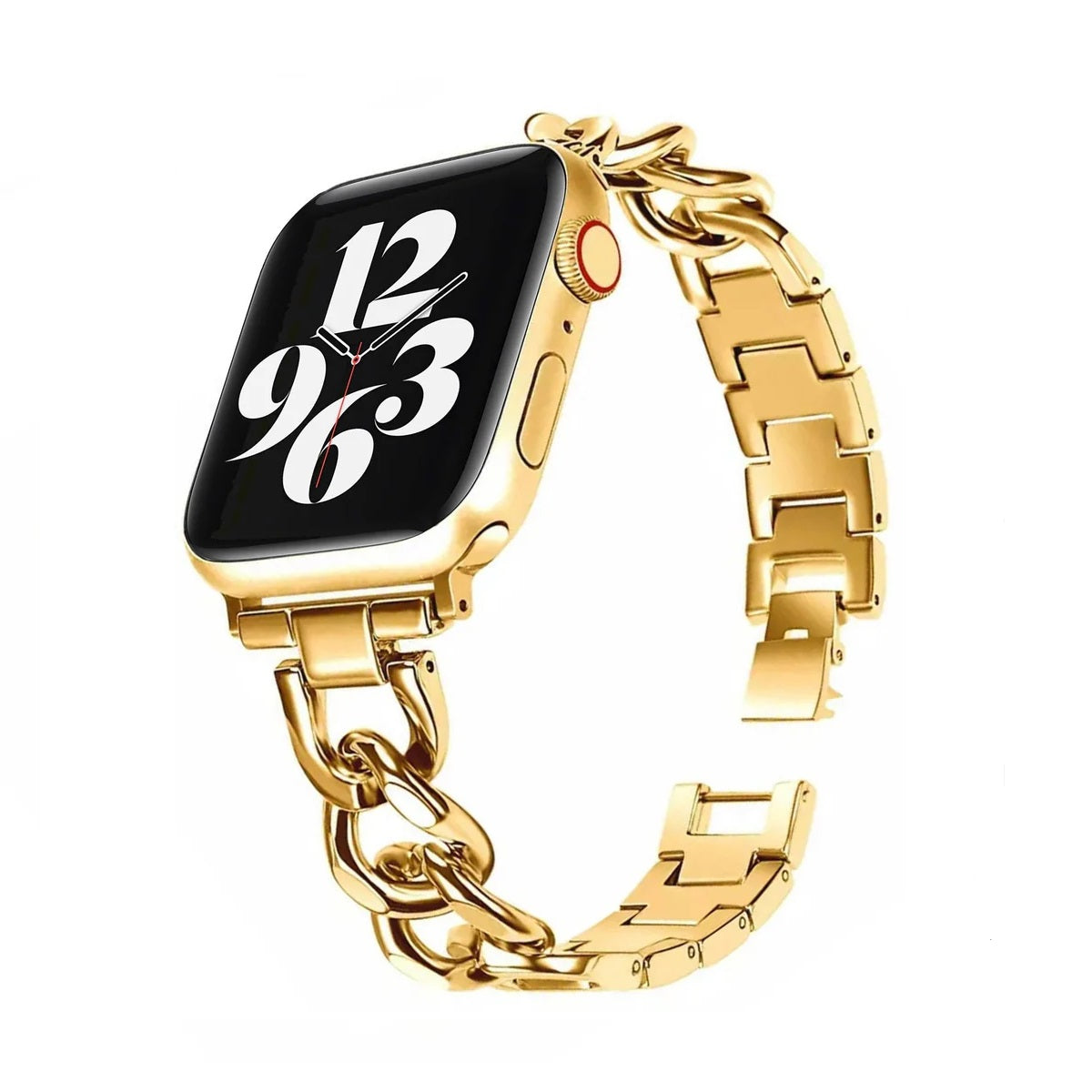 Apple Watch Correa de la cadena de acero (oro)