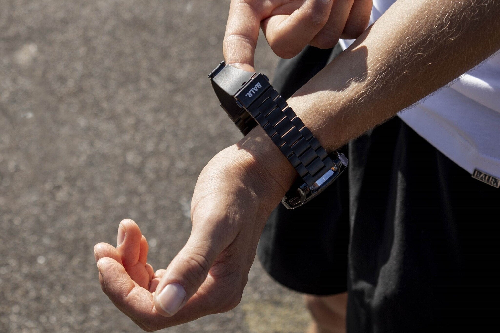 BALR Correa acero Amazfit GTR 3 Pro (negro)