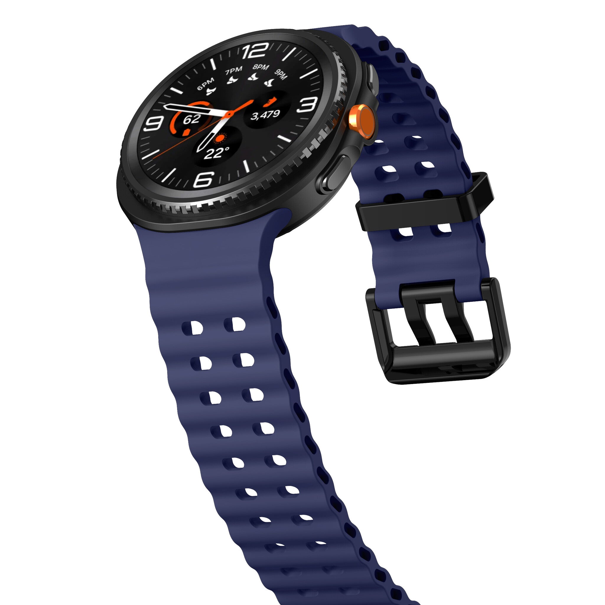 Samsung Galaxy Watch 8 - 40mm Ocean Strap (Dark Blue)