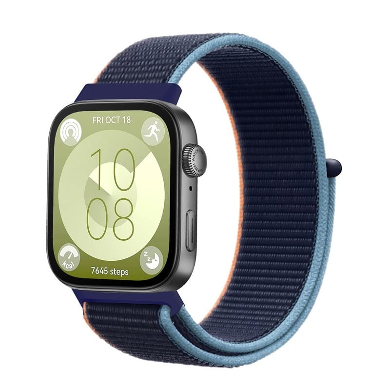 Correa nylon Classic Huawei Watch Fit 4 (azul oscuro)