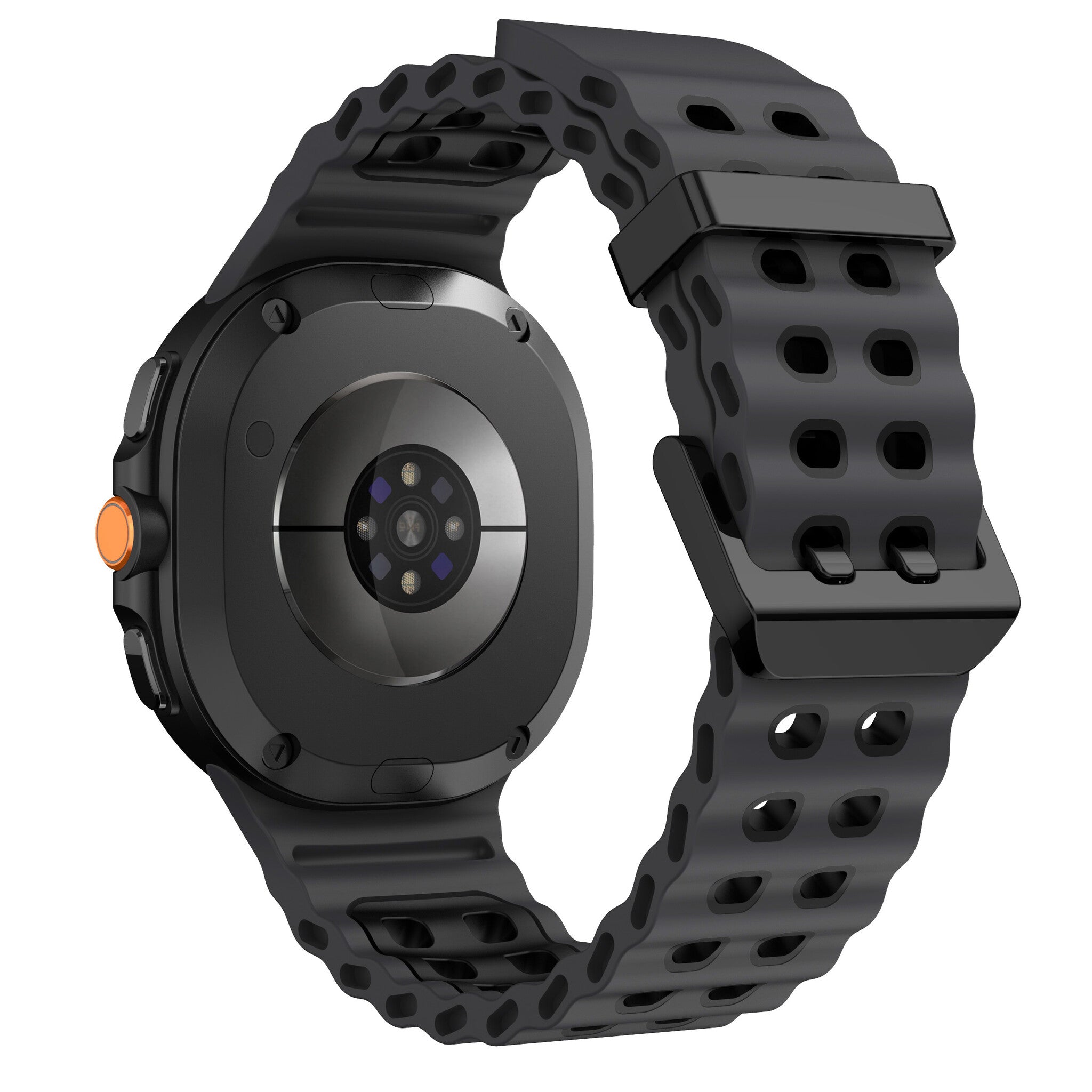 Samsung Galaxy Watch 8 - 40mm Ocean Strap (Dark Grey/Black)