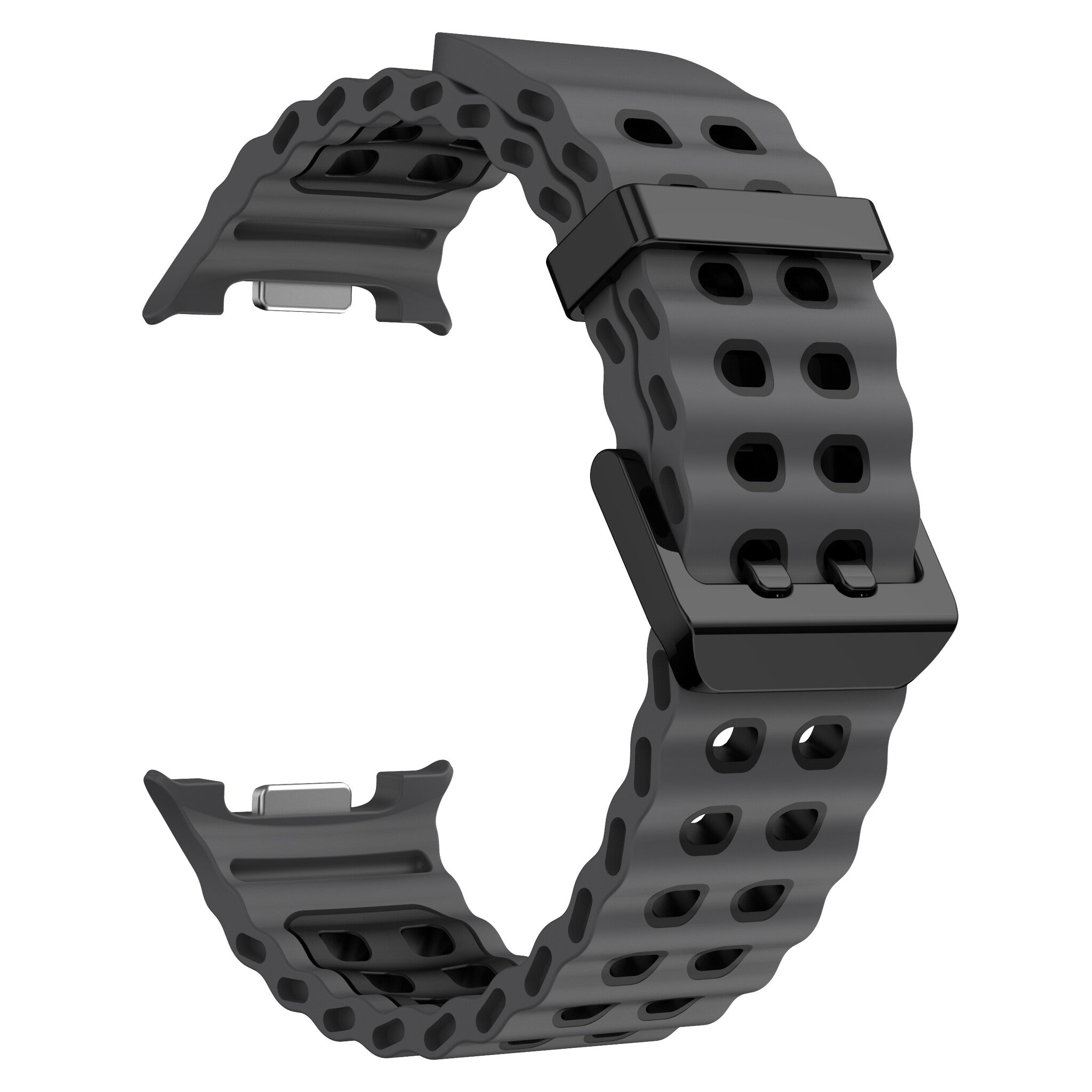 Correa Ocean Samsung Galaxy Watch 8 - 44mm (gris oscuro/negro)