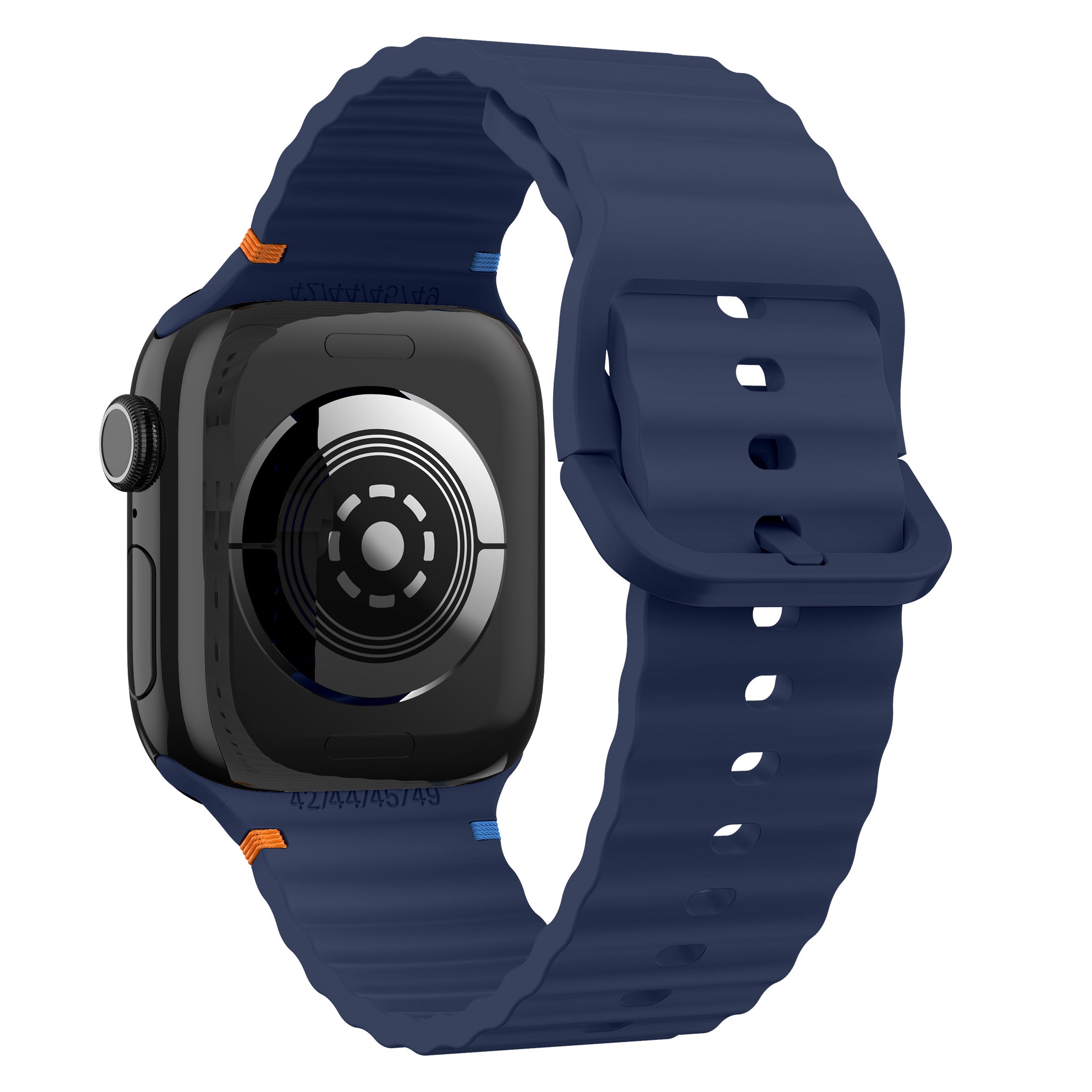 Correa silicona Wave Apple Watch (azul oscuro)