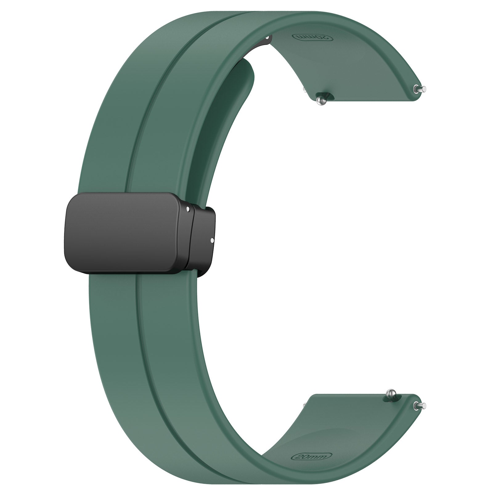 Correa silicona con hebilla Amazfit Active (verde oscuro)