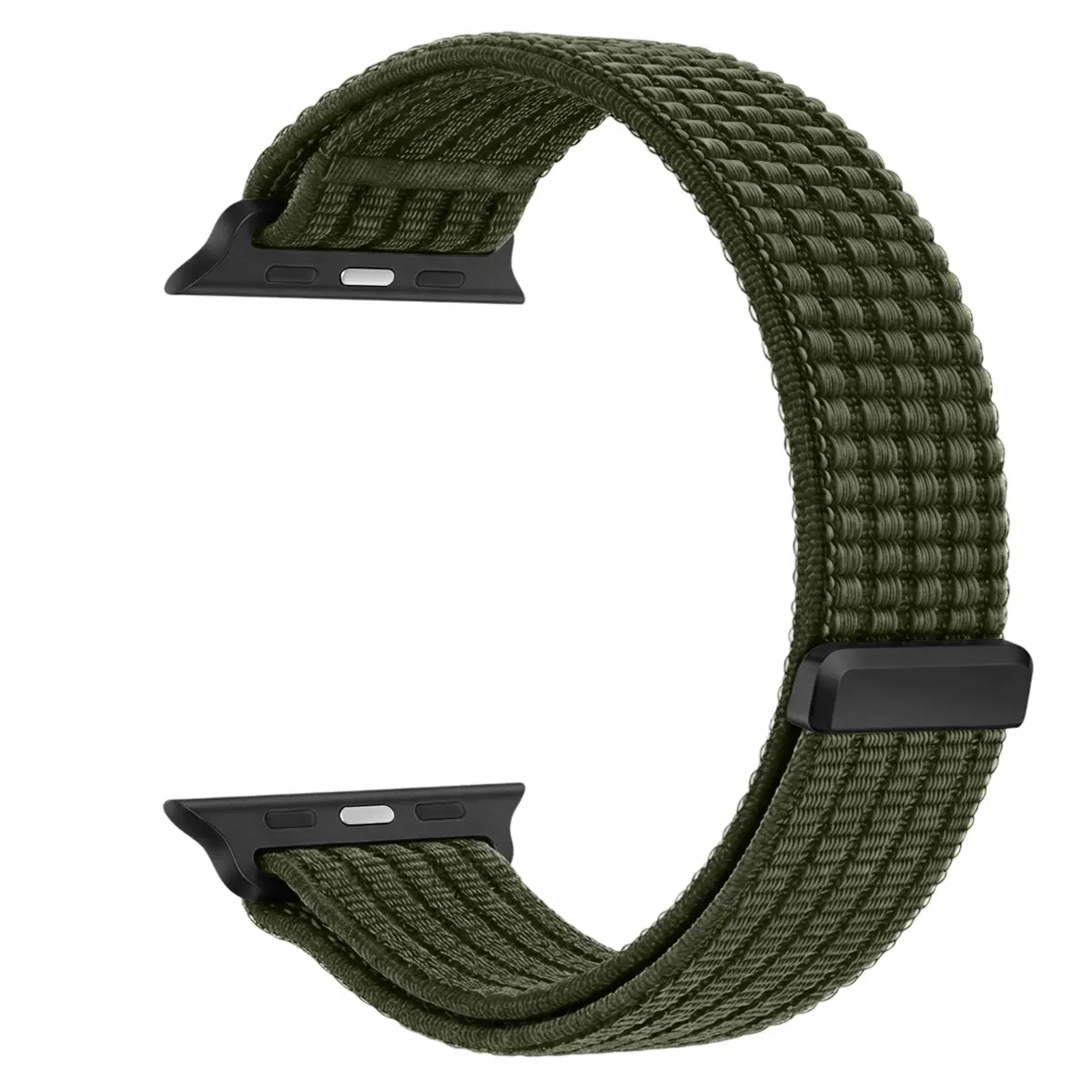 Apple Watch - Ultra Thin Nylon Strap (Dark Green)
