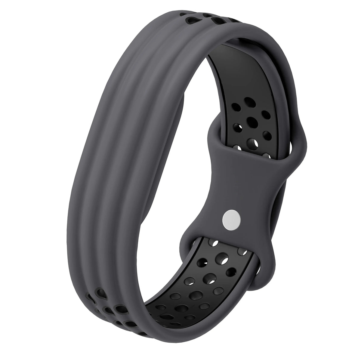 Correa deportiva Fitbit Air (gris oscuro/negro)
