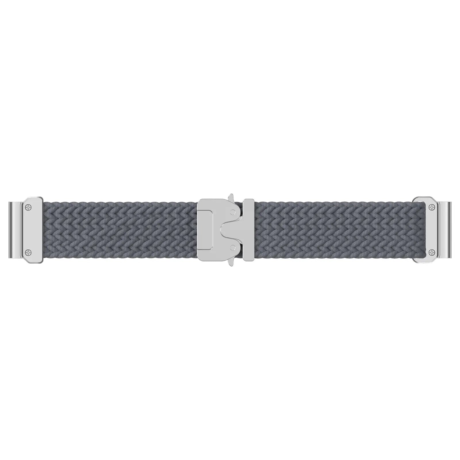 Correa trenzada con hebilla-P Garmin Quatix 8 Pro - 47mm (gris oscuro con plata)