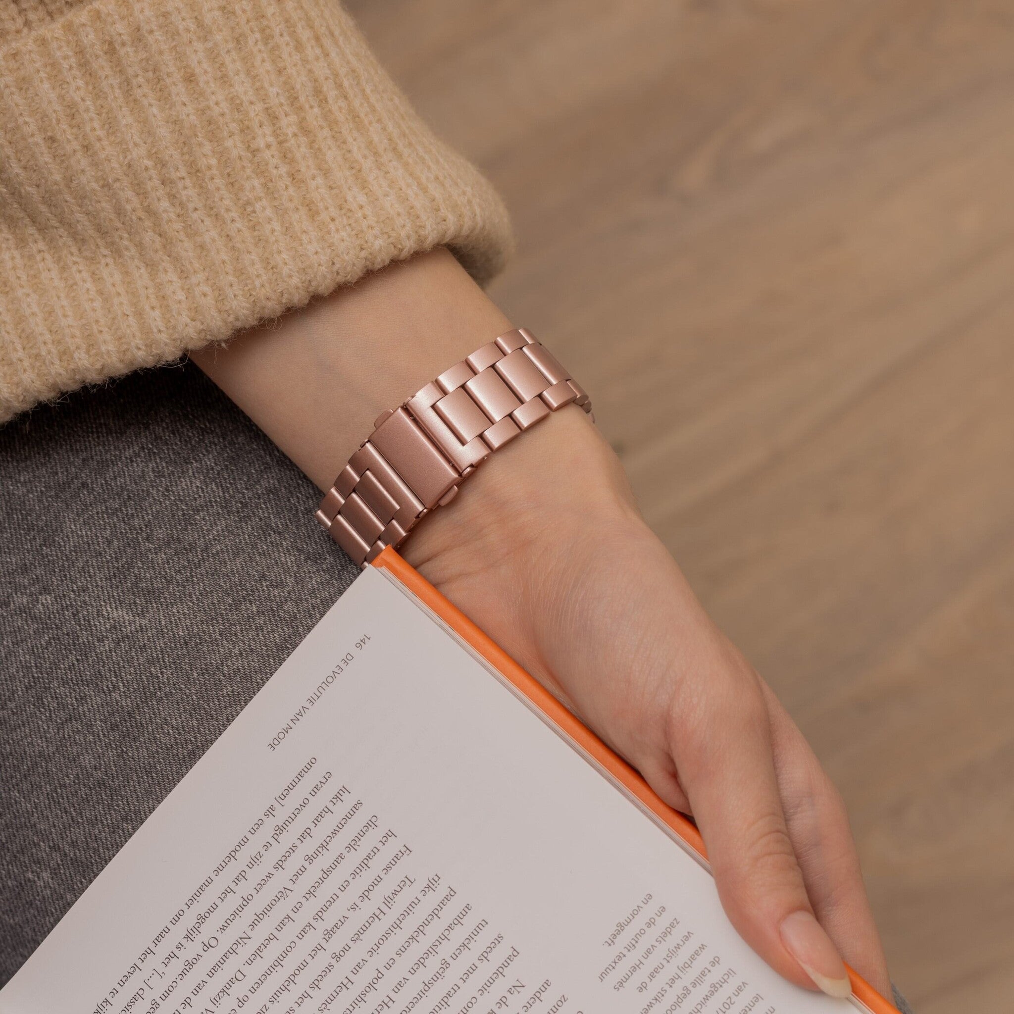 Correa acero Garmin Vivoactive 5 (rosa)