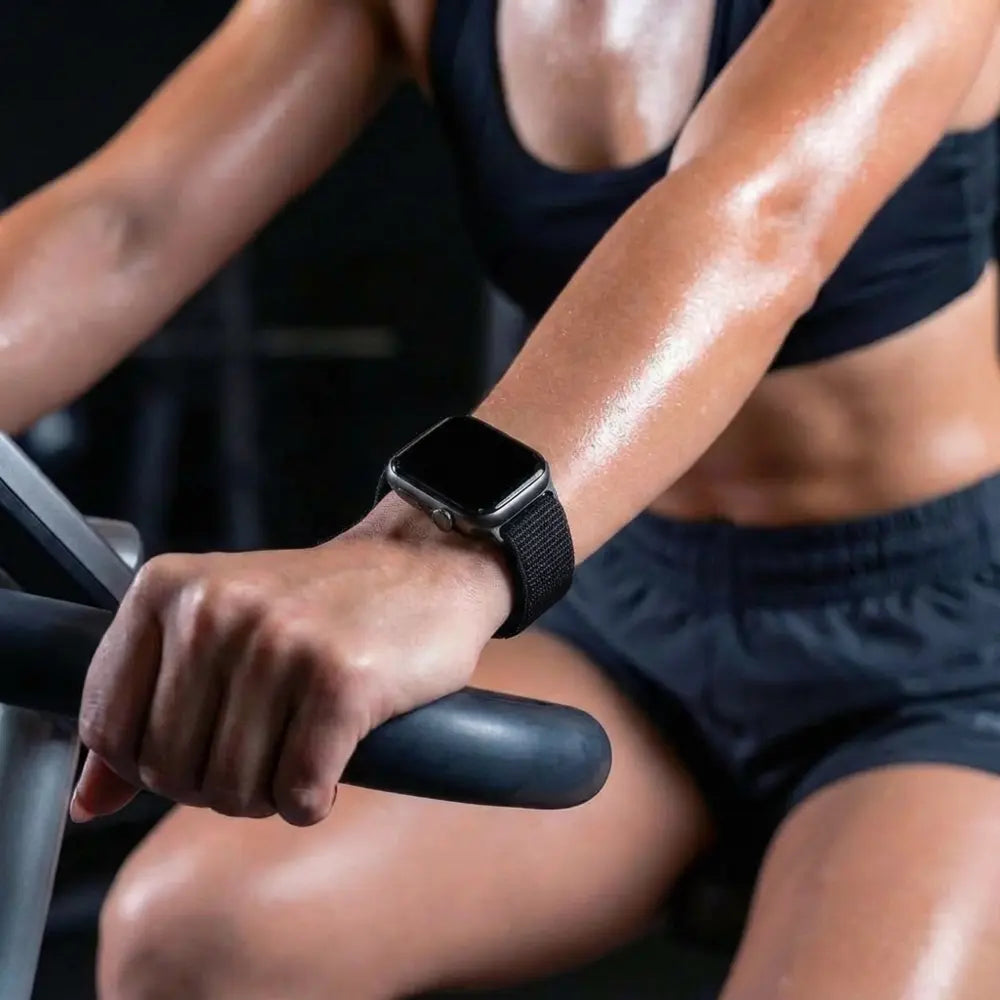 Huawei Watch Fit 4 Nylon Wave Strap (Black)