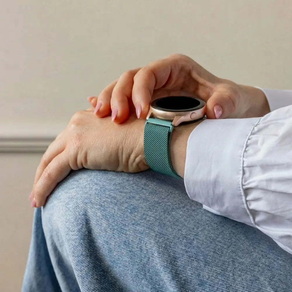 Samsung Galaxy Watch Active Milanese Strap (Green)