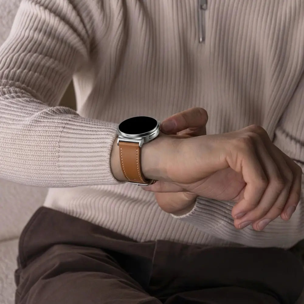 Samsung Galaxy Watch 8 - 40mm classic leren bandje (bruin)