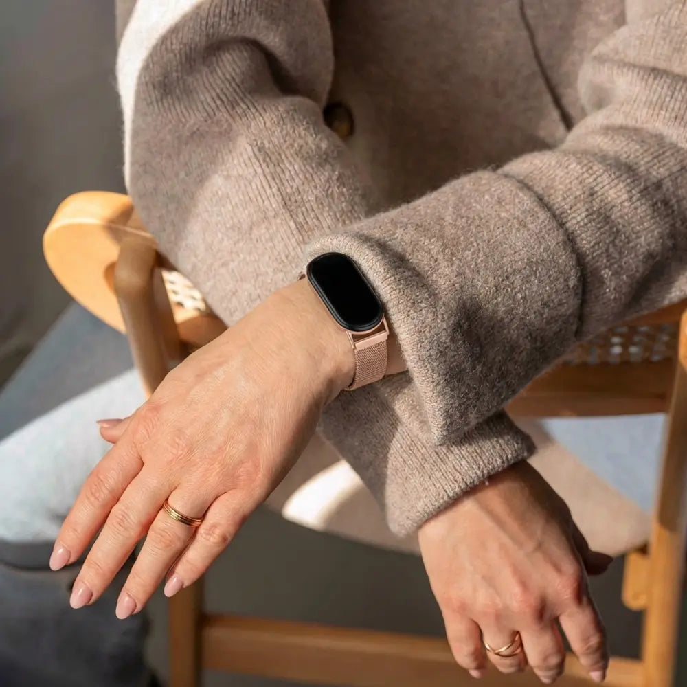 Xiaomi Smart Band 10 Milanese Strap (Rose Gold)