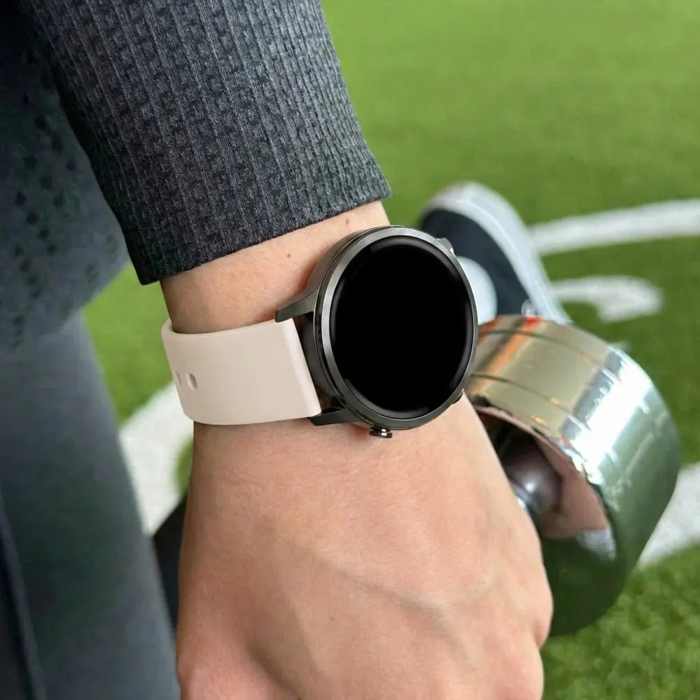 Bandz Correa deportiva 'Deluxe' Garmin Forerunner 255s (blanco estrella)