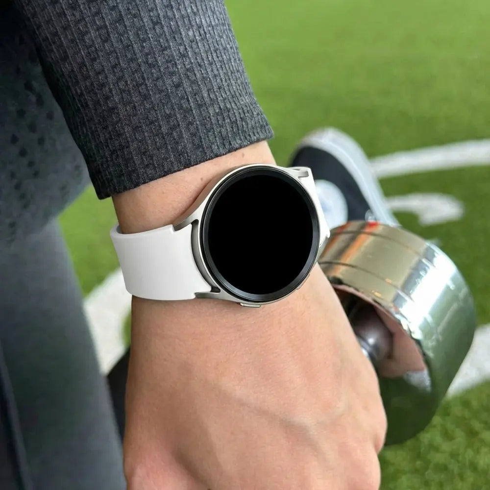 Bandz Samsung Galaxy Watch 7 - 44mm Sport Strap 'Easy Fit' (White)