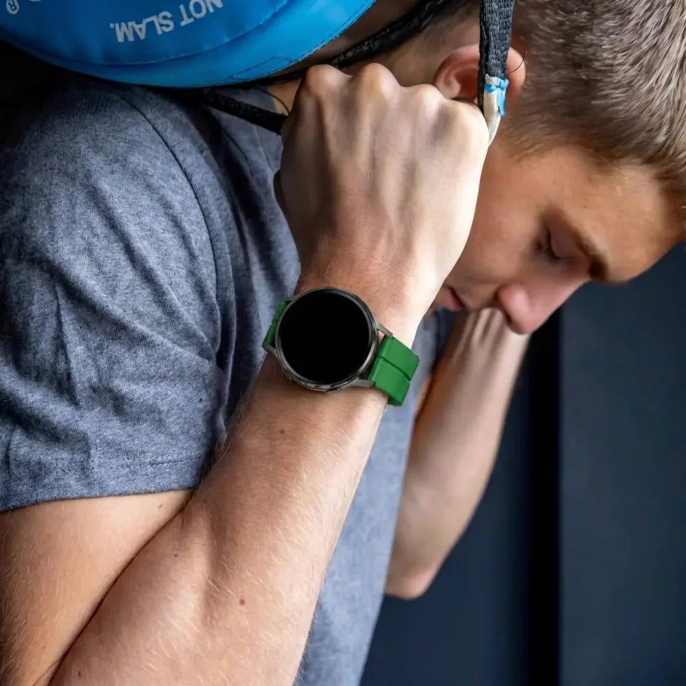 Bandz Correa silicona con hebilla Garmin Approach S42 (verde)