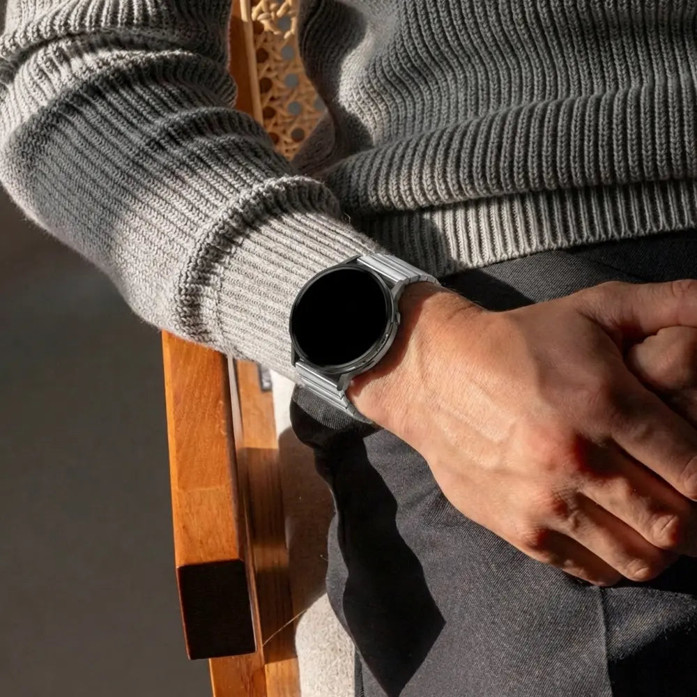 Bandz Correa acero 'One Bead' Garmin Approach J1 (plateado)