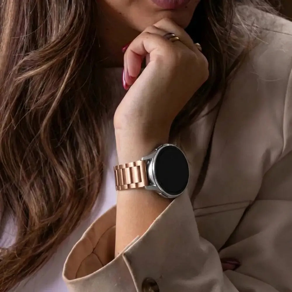 Garmin Venu 3 Steel Strap (Rose Gold)