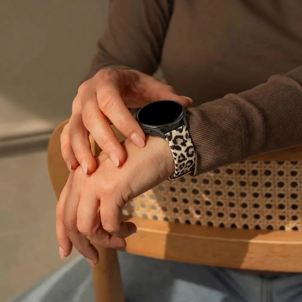 Bandz Correa silicona 'Lucky Leopard' Garmin Approach S50