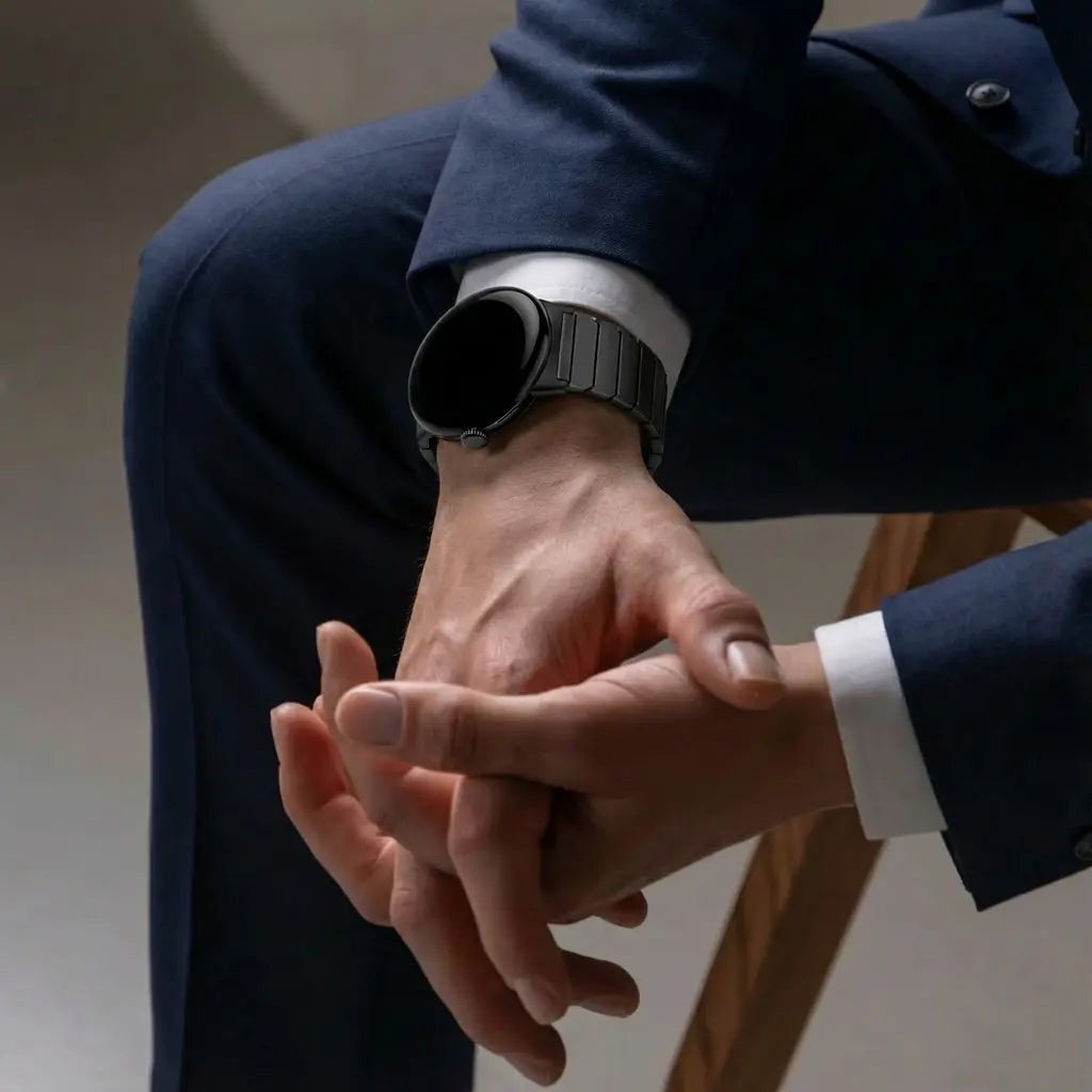 Correa acero con hebilla 'Premium' Google Pixel Watch 3 - 45mm (negro)