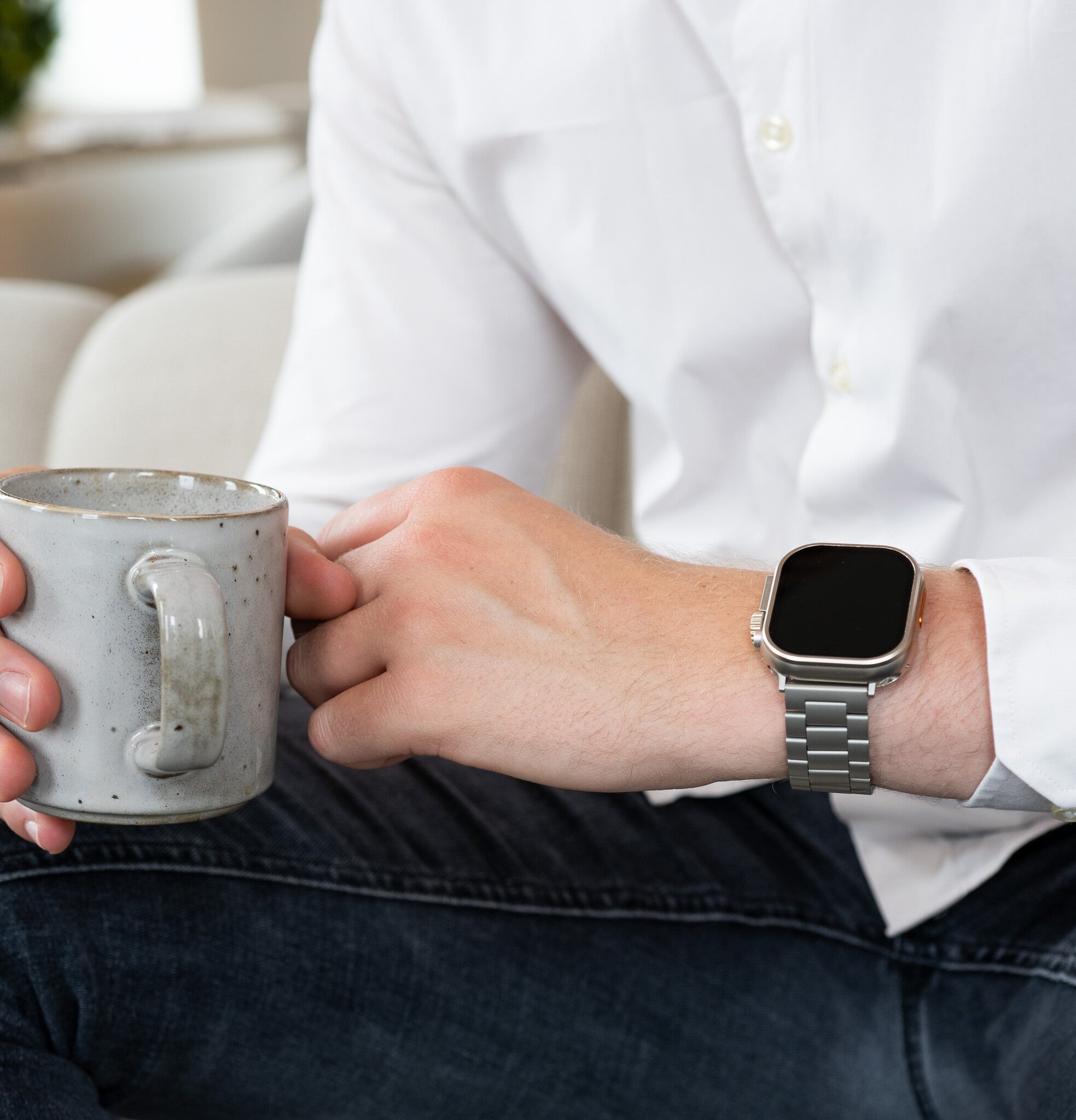 Apple Watch Steel Strap (Titanium)